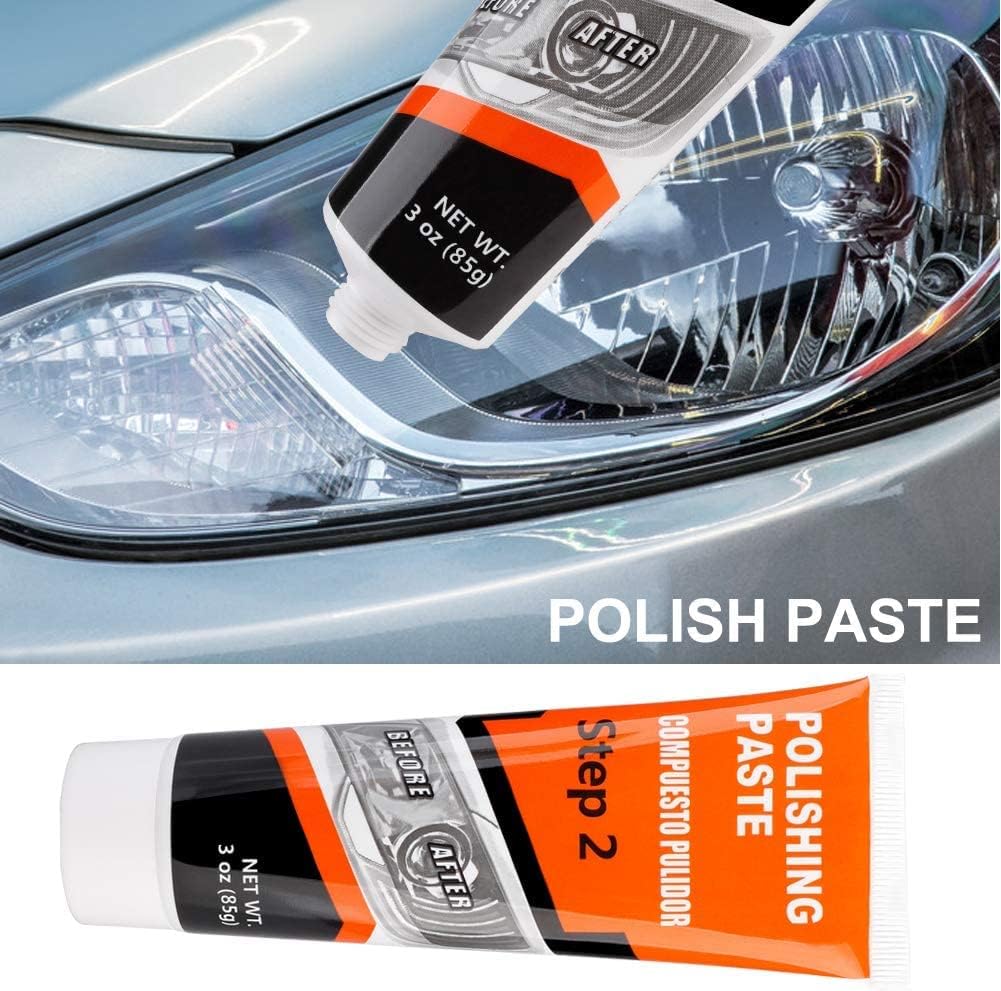 🔧 Kit Profesional de Restaurare a Farurilor –