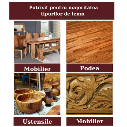 Ulei Ceară pentru Protecția și Întreținerea Mobilierului din Lemn - Rezistent la Uzură și Coroziune