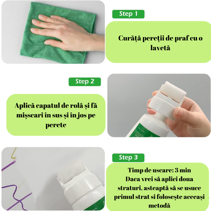 🎨 Rola de reparat pereți - Soluția ta rapidă și ușoară pentru un look fresh al pereților! 🏡
