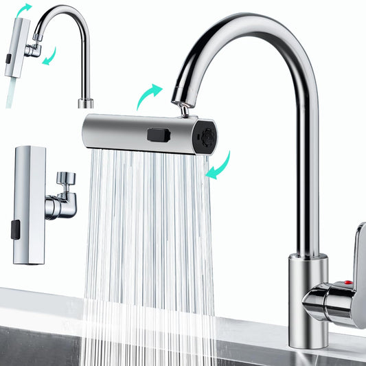 Extensia Multifuncțională Rotativa 360° pentru robinet AquaFlex